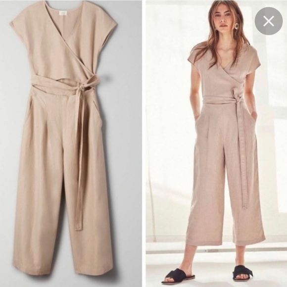 Wilfred Aritzia Tan Jumpsuit - Picture 1 of 1